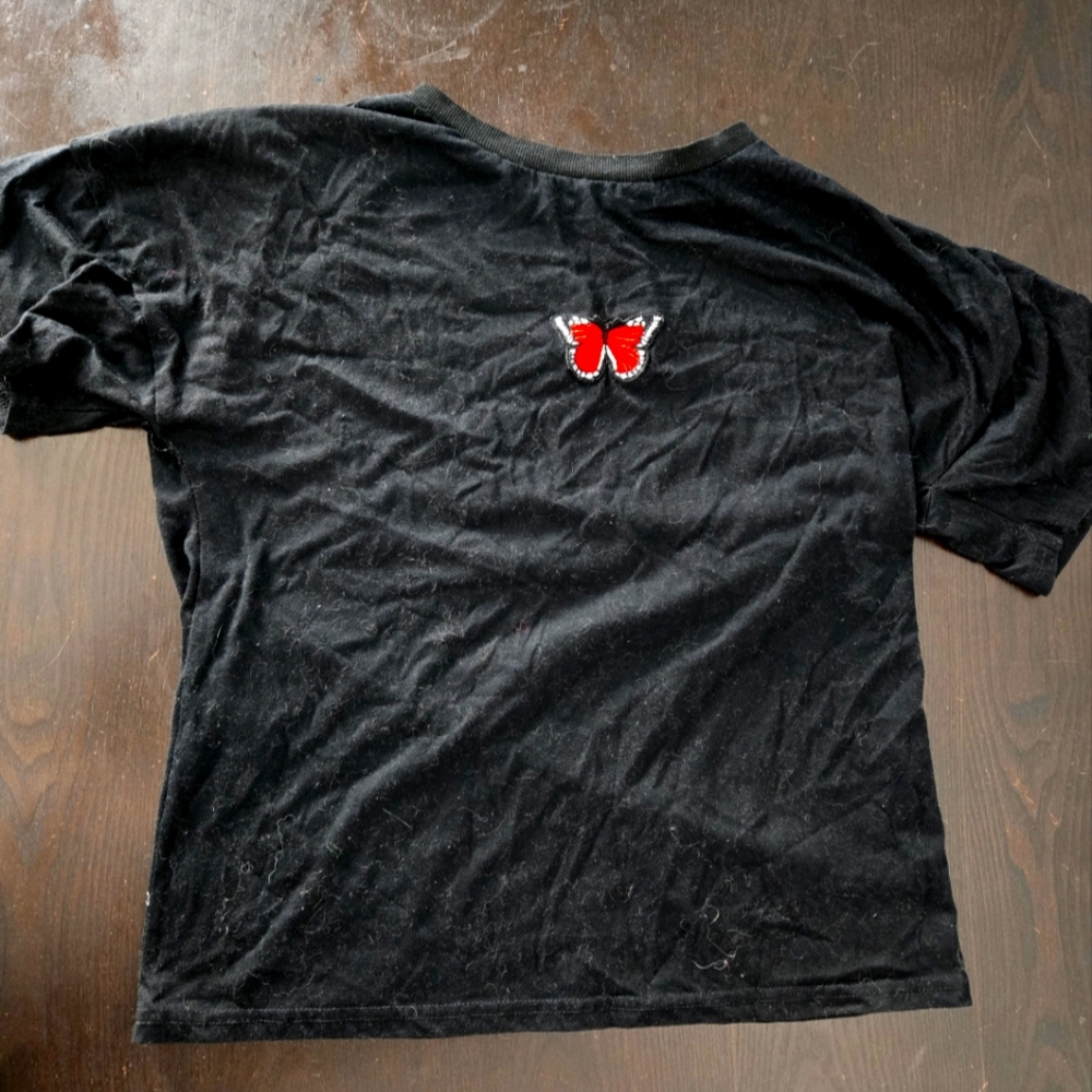 Embroided Butterfly T-Shirt
